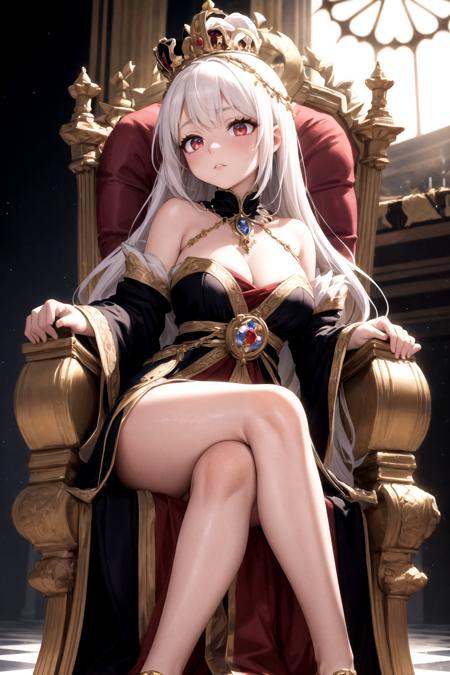 Step into the opulent realm of "Crimson Monarchy,  " a kingdom where power and beauty converge in the form of a resplenden...