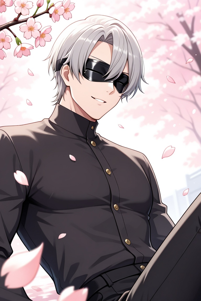 Tatsuya,  grey hair,  short hair on Tensor.Art
