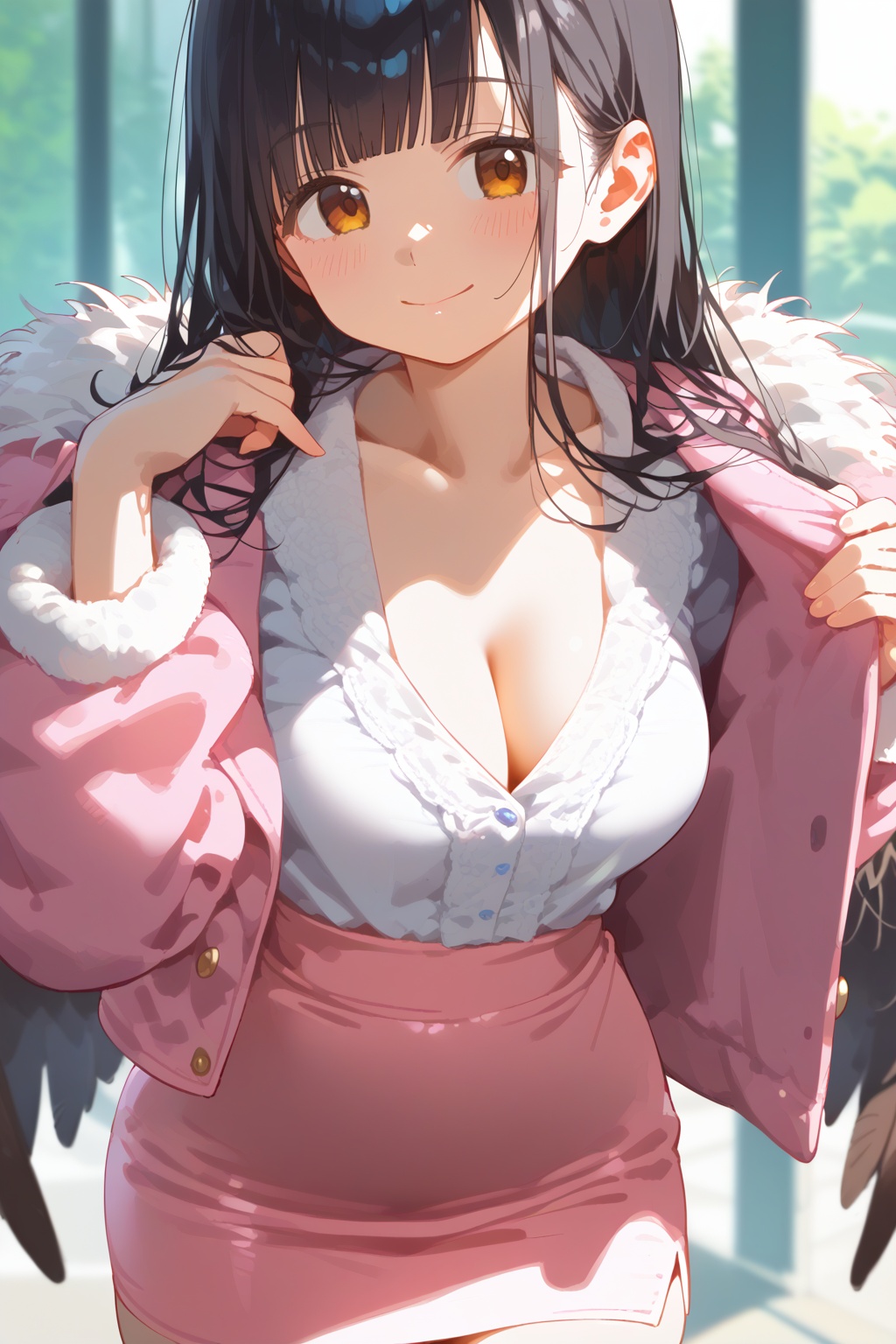 1girl,  solo,  smile on Tensor.Art