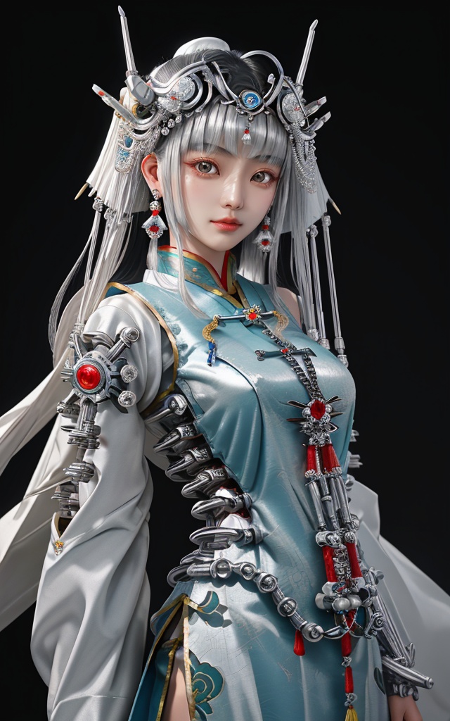 1girl,  depth of field,  earrings on Tensor.Art