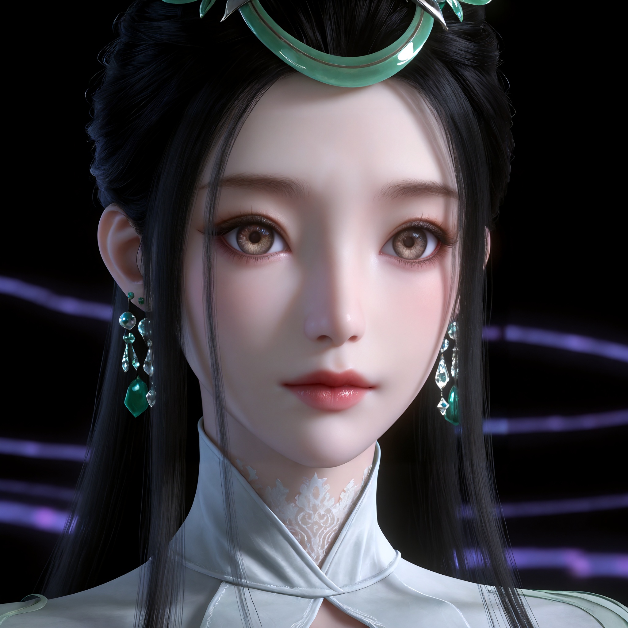 1girl,  black hair,  long hair by 天海TianHai on Tensor.Art