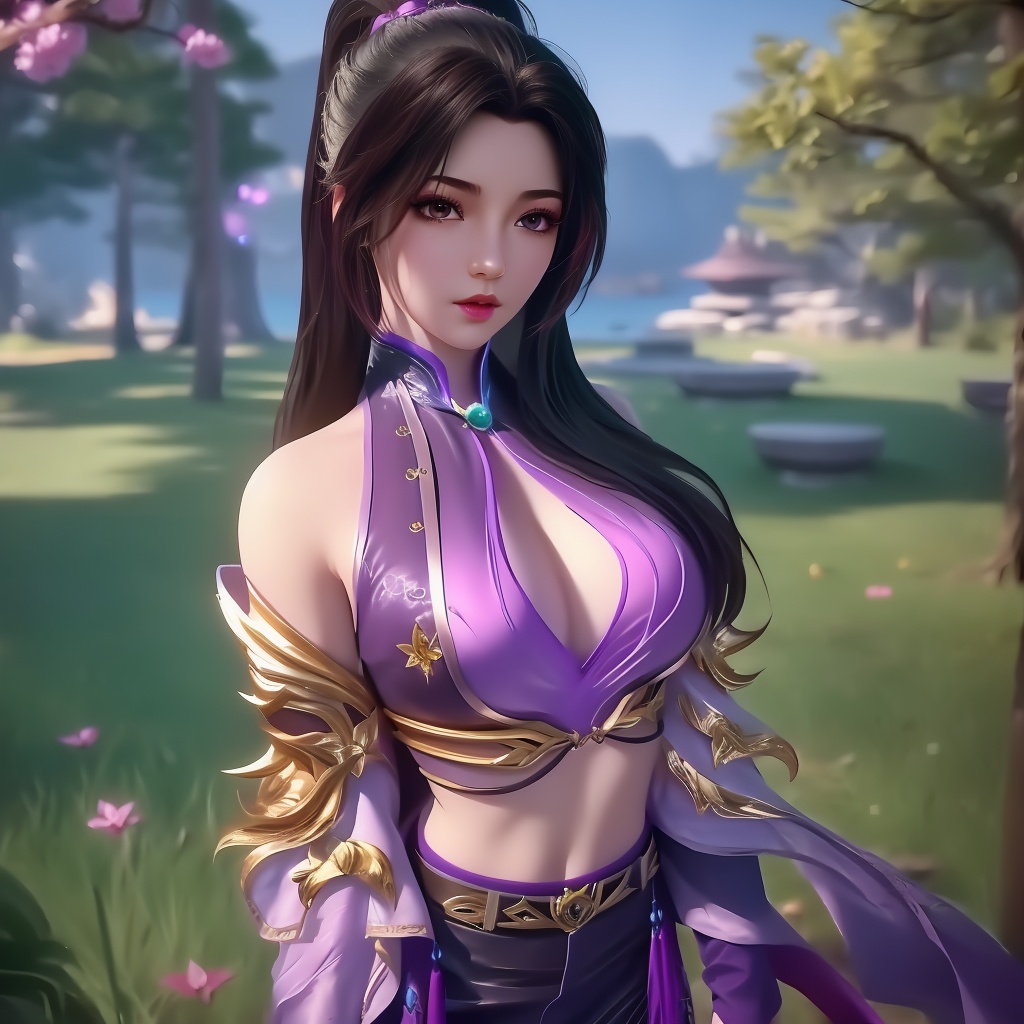<lora:779-DA-绝世战魂-楚云:0.8>, (,1girl, ,best quality, ),looking at viewer,  ,ultra detailed background,ultra detailed background,ultra realistic 8k cg,, ,masterpiece, (( , )),, , , spirit blossom \(league of legends\),   ,   (cleavage),,  (), ,,