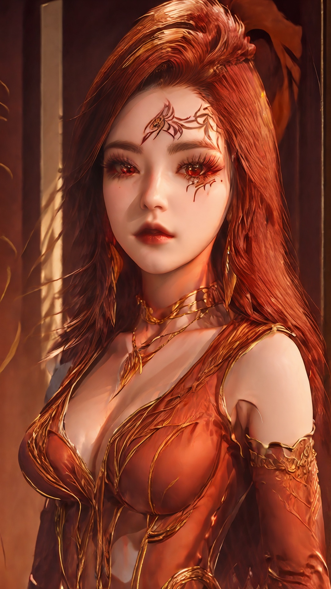 sfw,mxt,1girl,solo,jewelry,long hair,looking_at_viewer,portrait,chest,