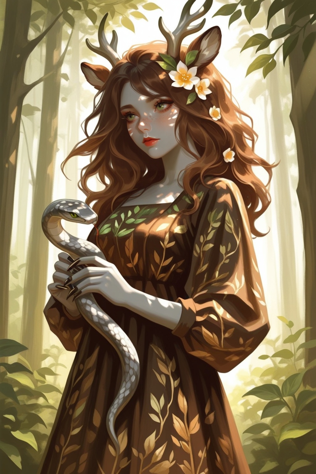 1girl,  solo,  green eyes by MissFidonyo on Tensor.Art