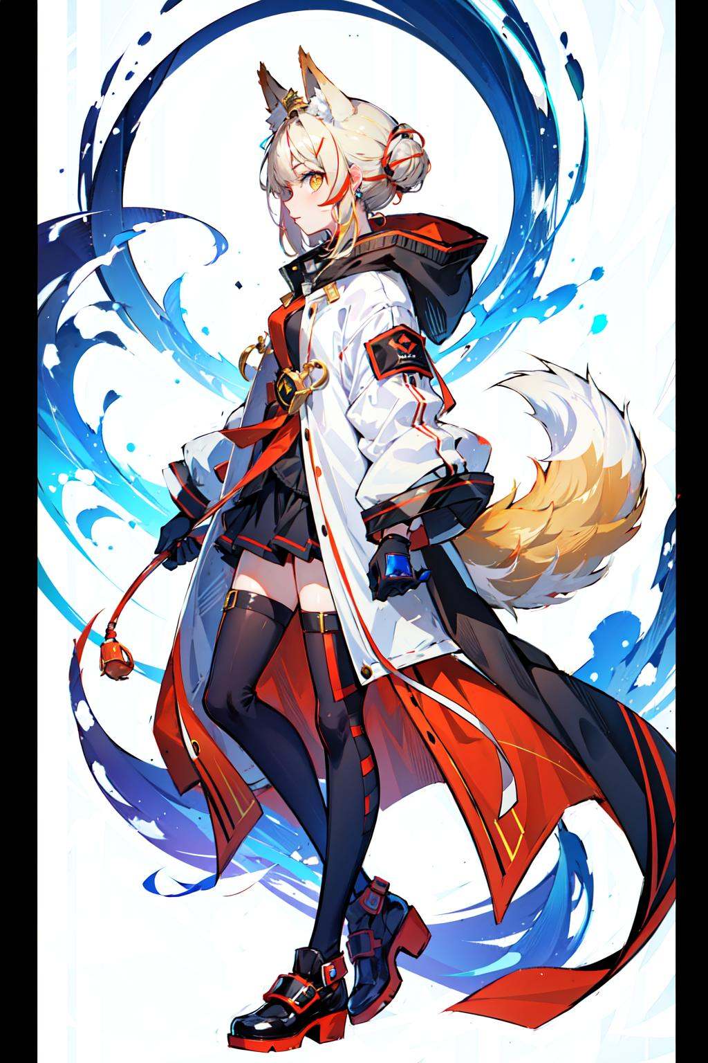 profile,  charter Layout,  full body on Tensor.Art