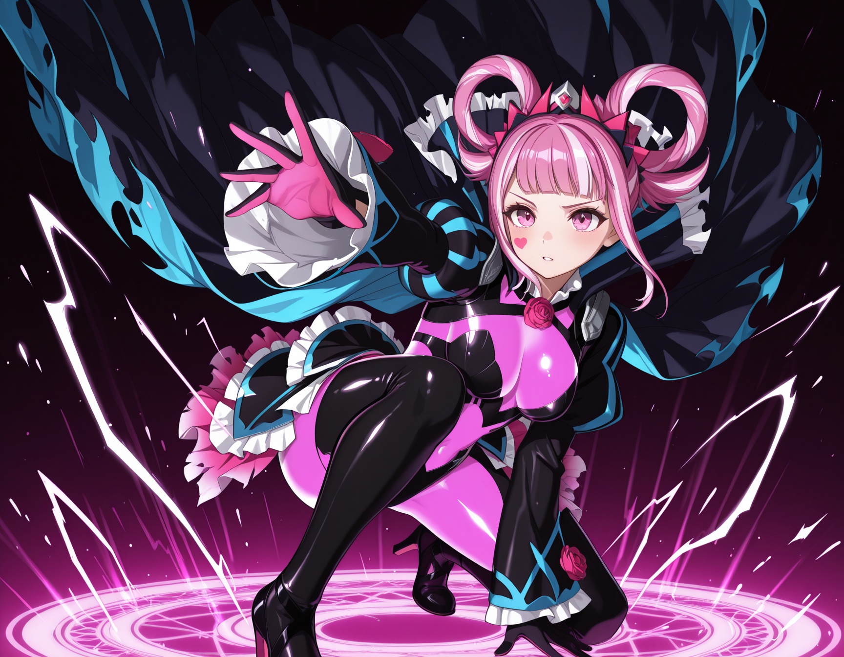 curvy,  HelOutfit,  black armor on Tensor.Art