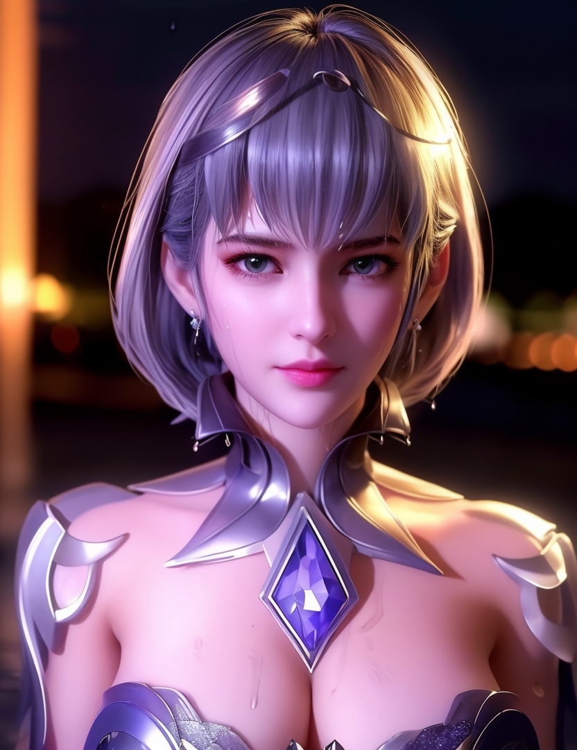 <lora:532-DA-斗罗大陆-叶泠泠:0.8>(,1girl, ,best quality, ),looking at viewer, ,ultra detailed 8k cg, ultra detailed background,  ultra realistic 8k cg,          cinematic lighting, cinematic bloom, (( , )),,  , unreal, science fiction,  luxury, jewelry, diamond, pearl, gem, sapphire, ruby, emerald, intricate detail, delicate pattern, charming, alluring, seductive, erotic, enchanting, hair ornament, necklace, earrings, bracelet, armlet,halo,masterpiece, (( , )),,  ,cherry blossoms,(((, night,night sky,,  ultra high res, (photorealistic:1.4), raw photo, 1girl, , rain, sweat, ,wet, )))(( , ))   (cleavage), (),