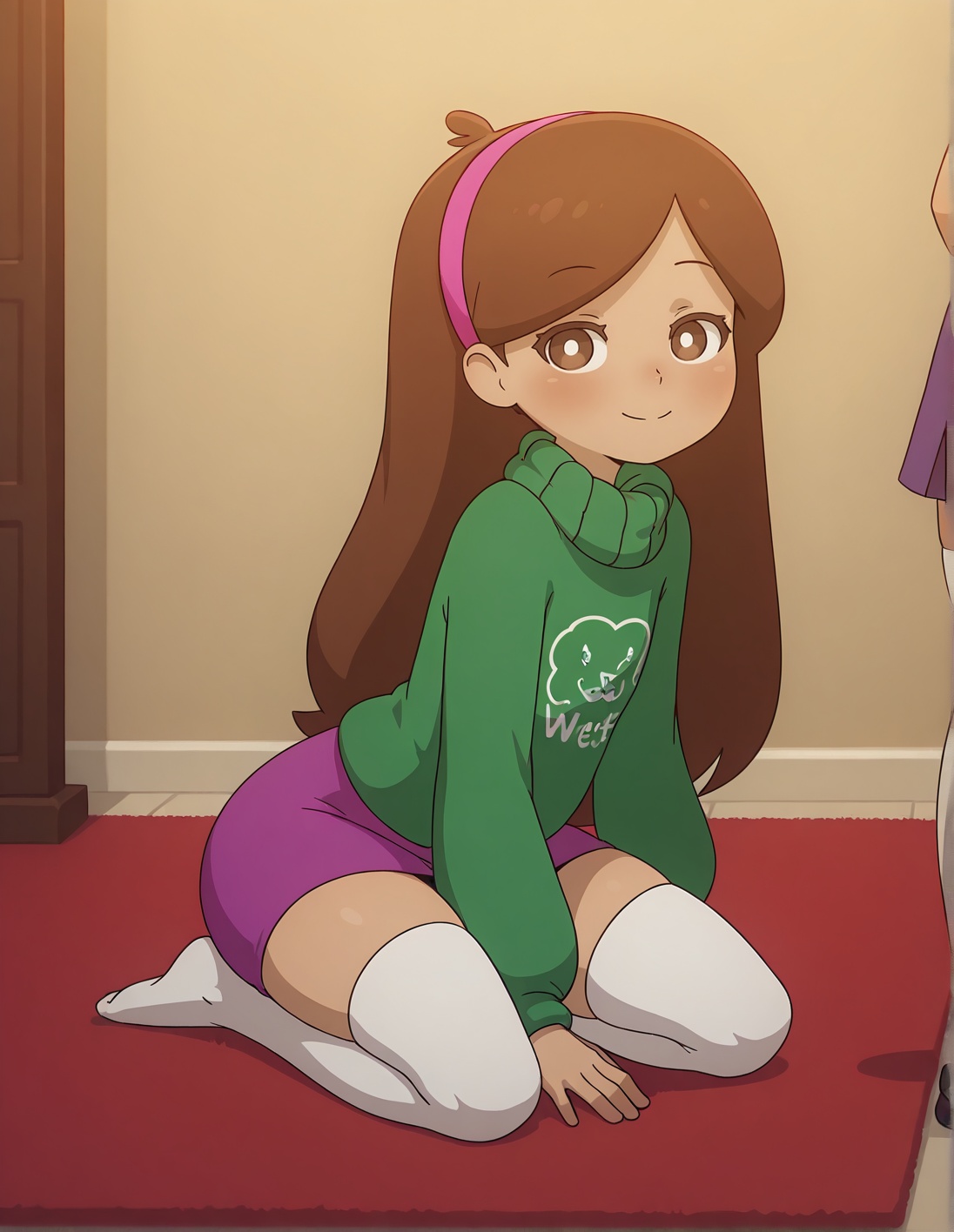 mabelp,  long hair,  brown hair on Tensor.Art