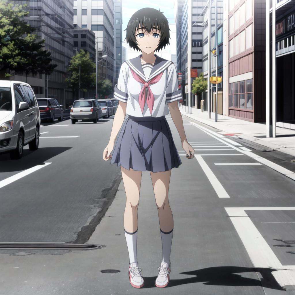Mayurizero,  1girl,  black hair on Tensor.Art