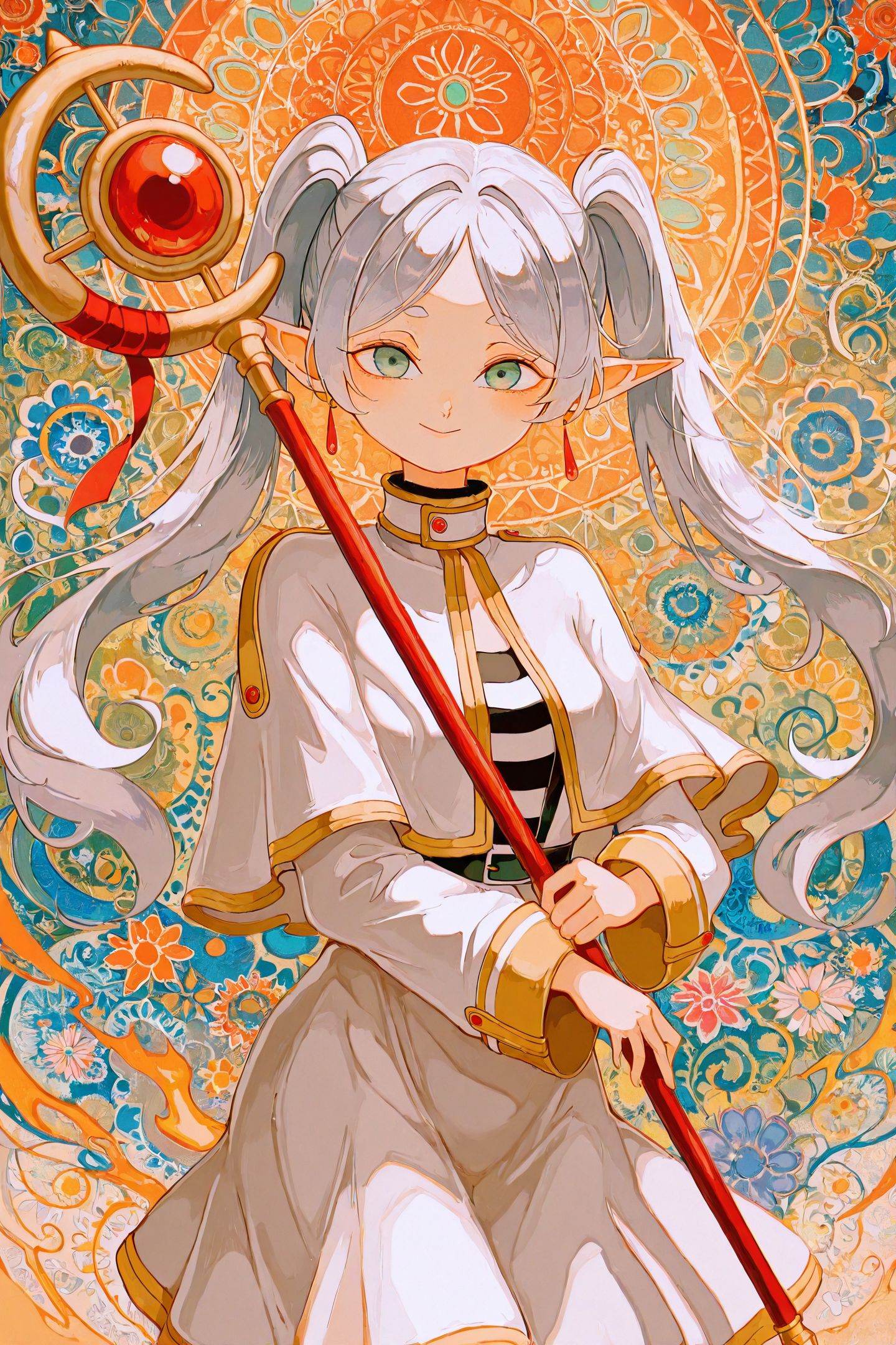 jirokano Style,  1girl,  1girl on Tensor.Art