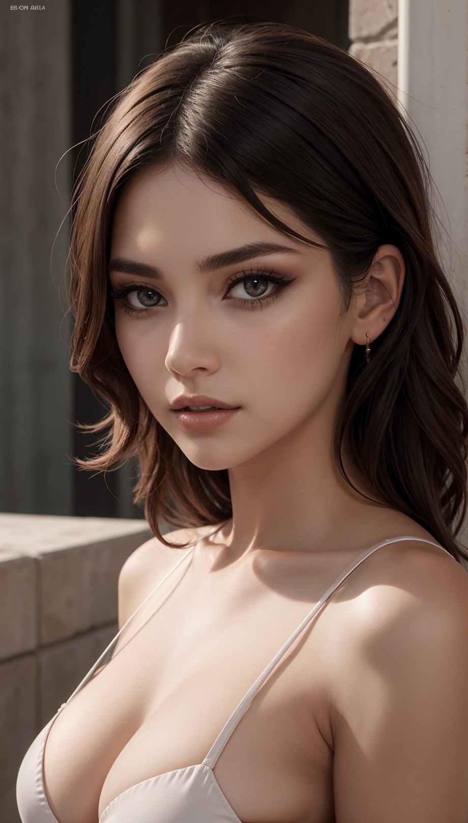 Our cover model exudes confidence in a daring sheer dress with strategic cut-outs that reveal just enough. Her hair cascad...
