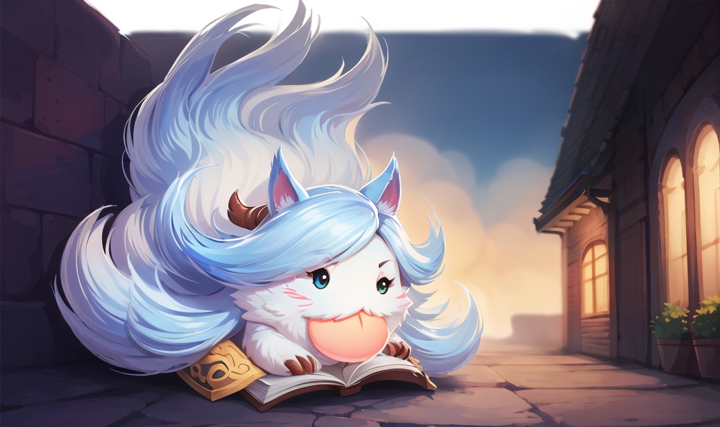 <lora:poloo-000054:0.6>, poloo, ahri \(league of legends\), 