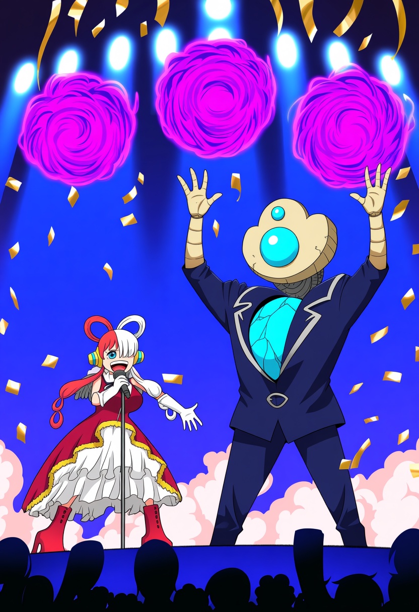 @tachibana_(cyclone1316),  tachibana \(cyclone1316\). Scene with to characters. First DefectSP,  an anthropomorphic robot...