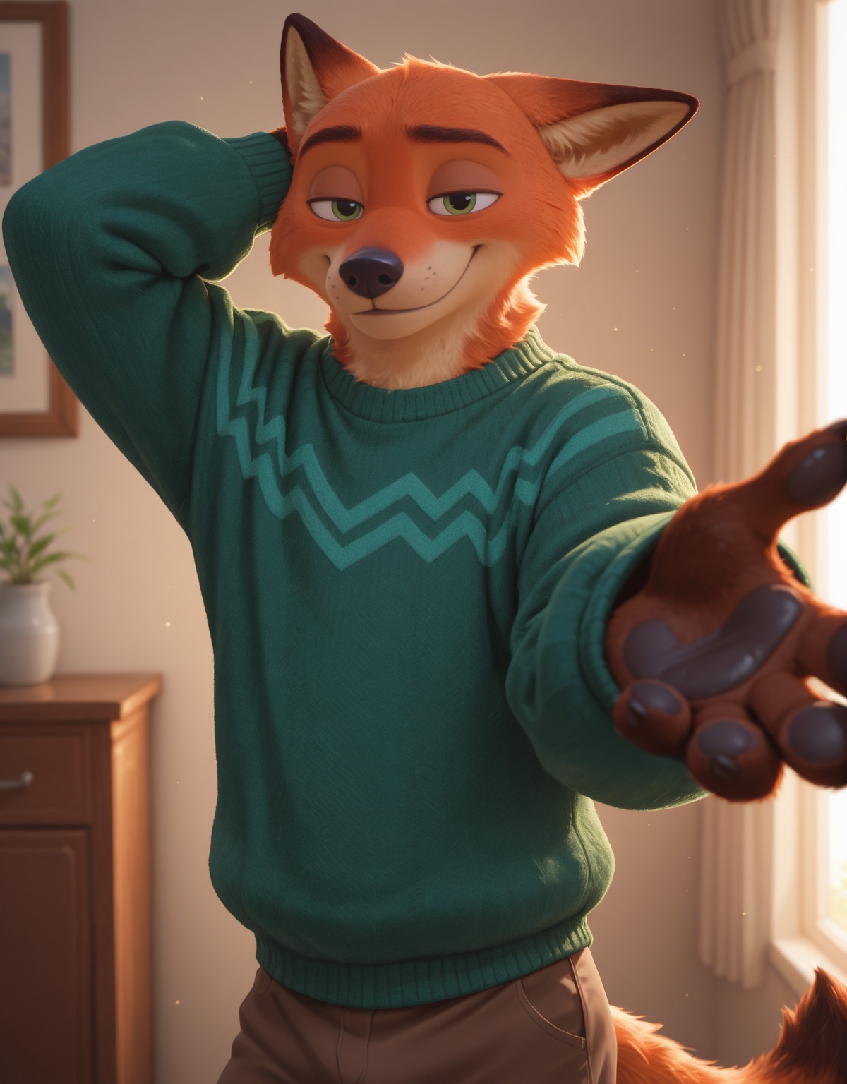 nick wilde,  1boy,  solo on Tensor.Art