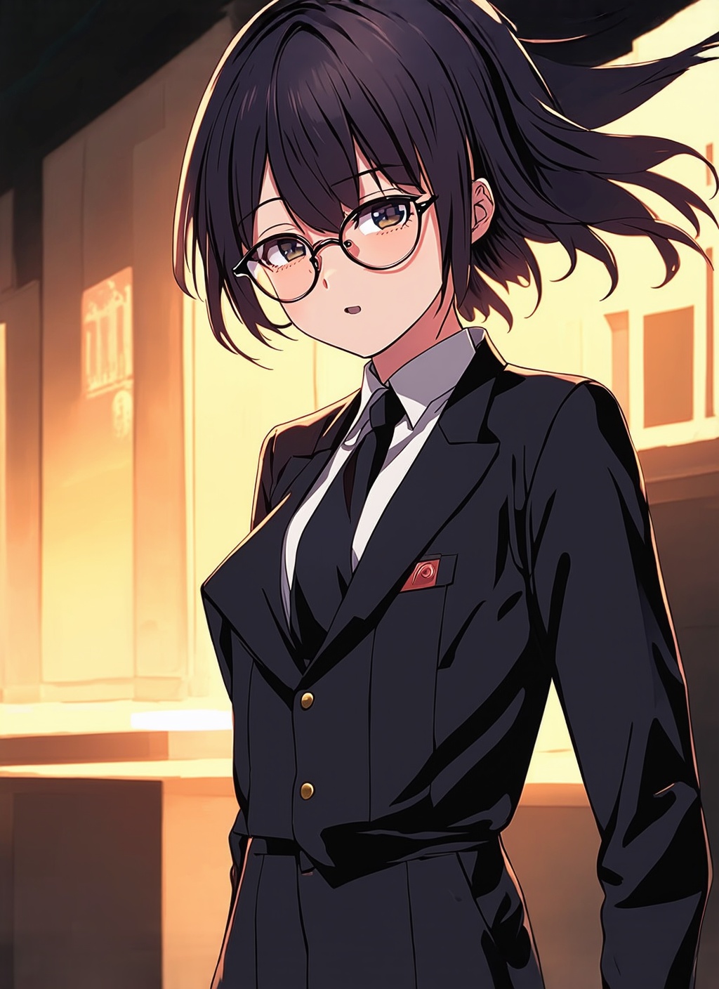 anime artwork Medium format photography,  Anime girl digital artwork, on Tensor.Art