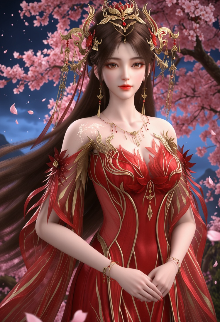 火灵儿_大婚服装-国漫-Illustrious光辉 by 云落 on Tensor.Art
