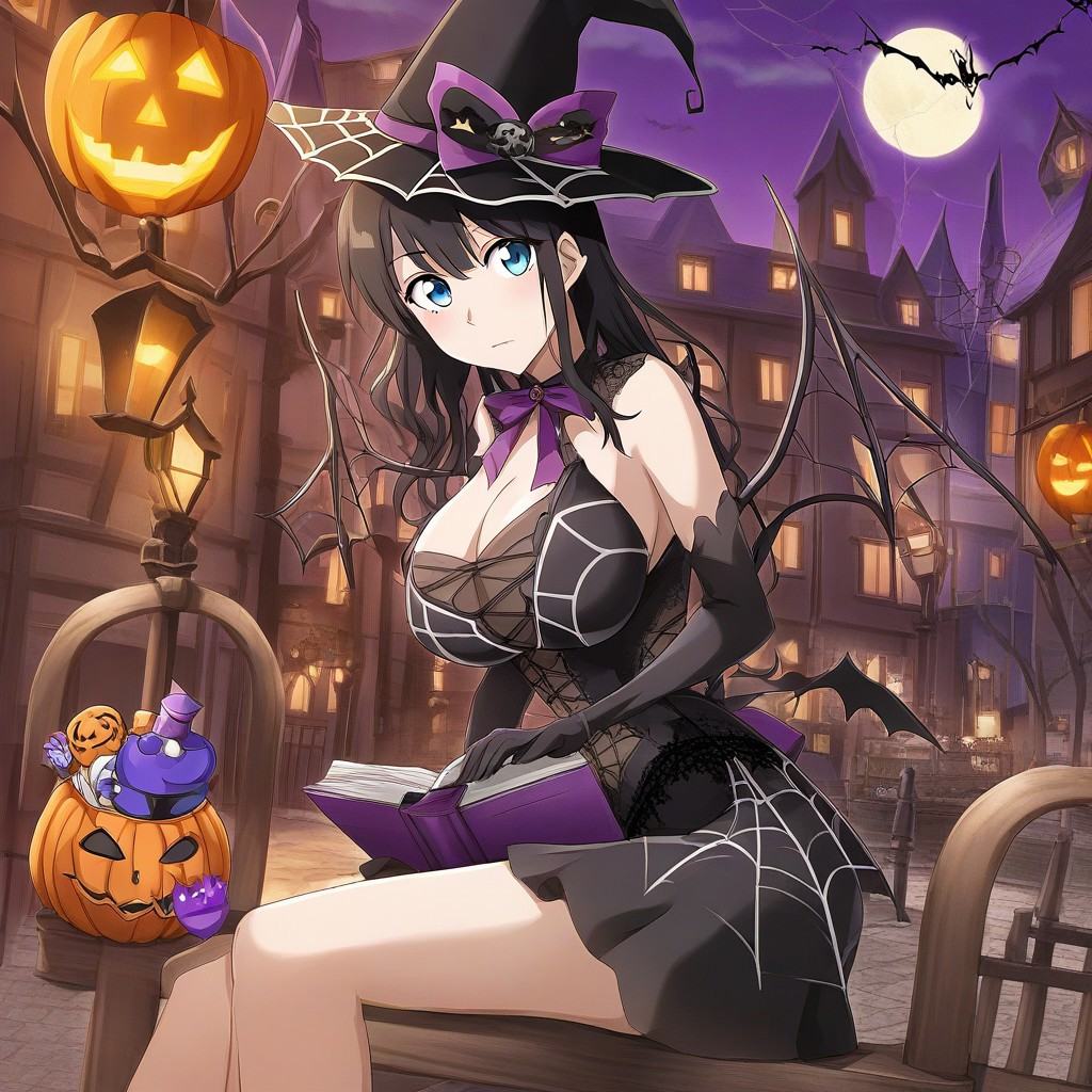 1girl,  human,  witch on Tensor.Art