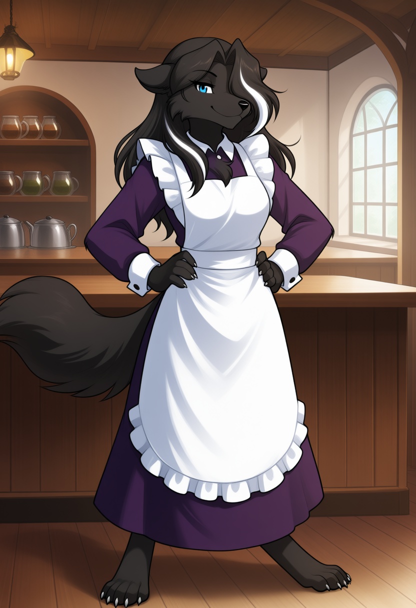 Wolf_Maren,  anthro wolf,  furry anthro on Tensor.Art