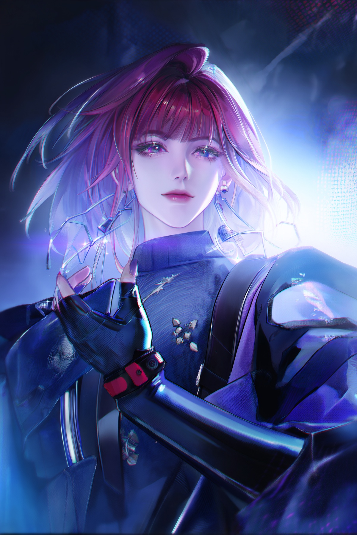 @Path to Nowhere,  detailed polished anime game illustration,  delicate clean lineart combined with soft painterly shading...