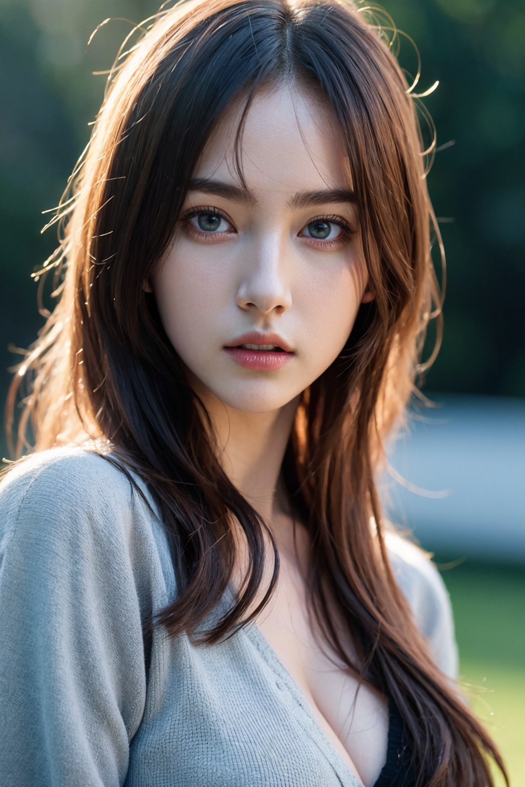 cinematic photo 1girl,  upper body on Tensor.Art