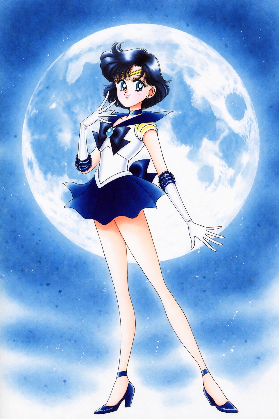 Takeuchi Naoko Style,  1girl,  solo on Tensor.Art