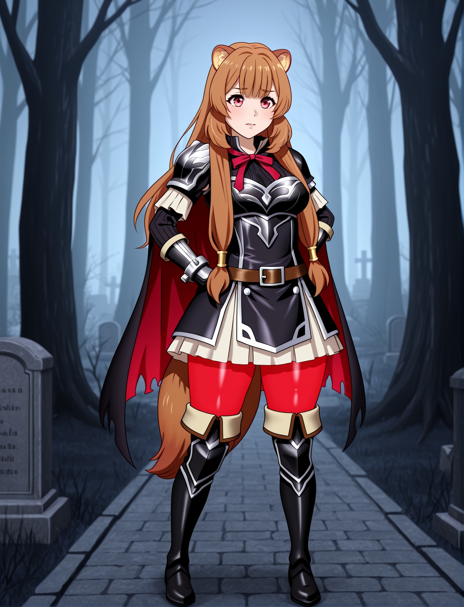 dark night,  graveyard,  withered forest on Tensor.Art