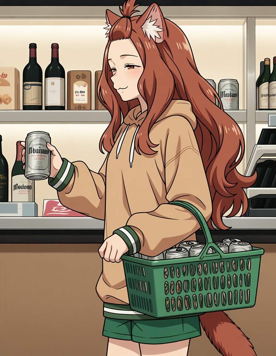 aruko sakai (yani neko),  long hair,  brown hair on Tensor.Art