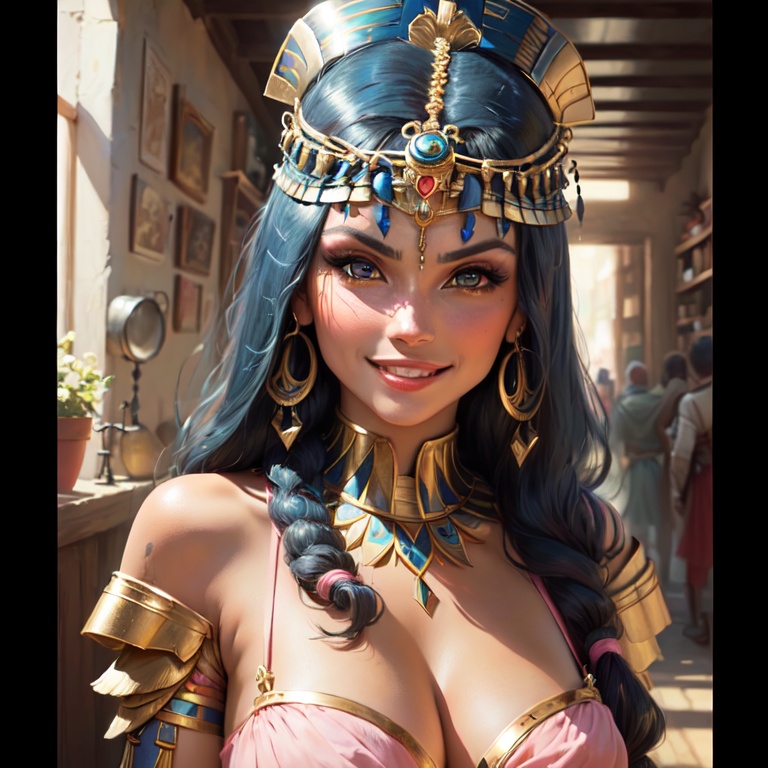 a beautiful woman,  (pink cleopatra hair:1.2), (warrior princess:1.2), (Bavaria culture:1.2), (barbarian warrior), tcg artwork, fantasy character, [trading card game art], realism, perfect rendered face, perfect face details, realism, perfect rendered face, perfect face details, oil on canvas, hyper real, photography, professional, canon camera, nikon camera, sharp, bokeh, studio quality, fisheye lens, delighted, by Steve McCurry, by Ilia Repin, by Robert Capa