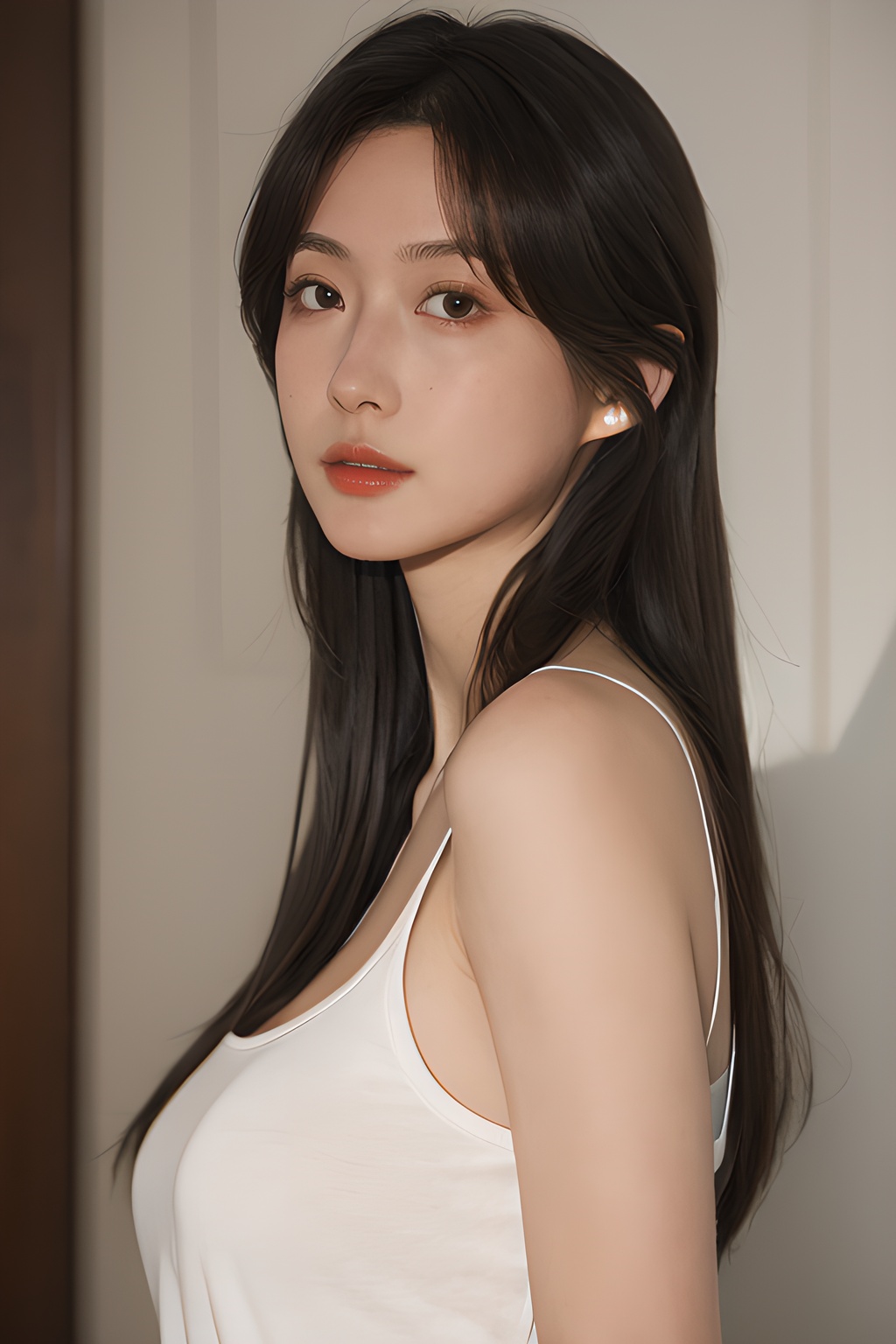 <lora:0829_06:0.7>,****_top,, 1girl,realistic,masterpiece, best quality, photorealistic, HDR,detail
