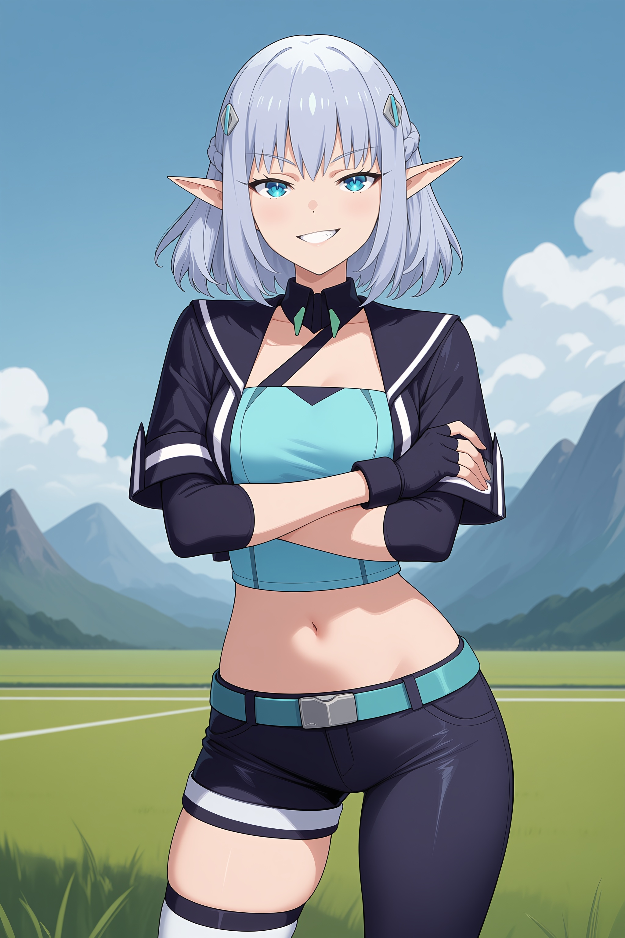 elma(reborn-space-mercenary),  1girl,  solo on Tensor.Art