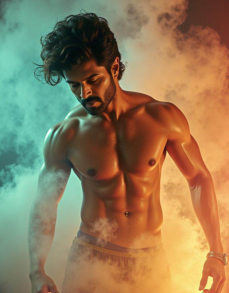 Vijay Devarakonda ,  shirtless ,  3d rendering for a realistic on Tensor.Art