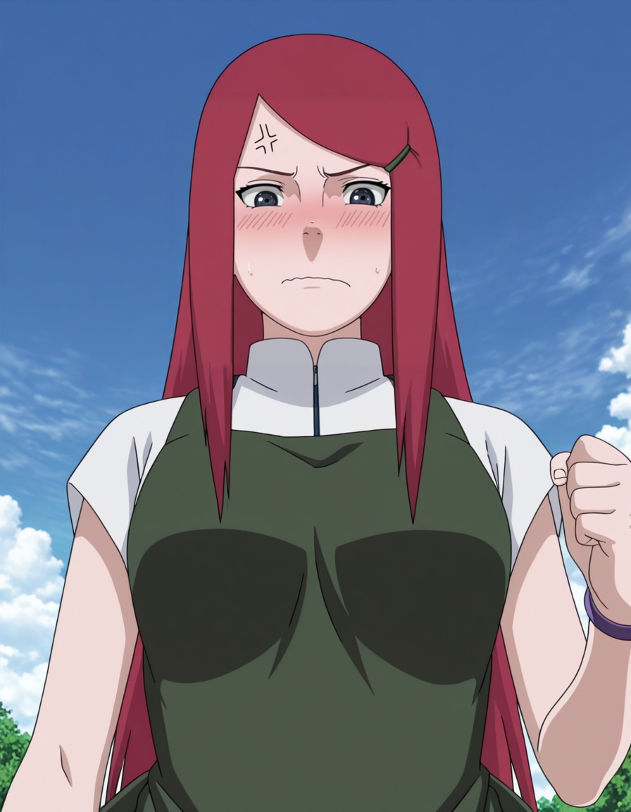 1girl,  solo,  kushina uzumaki on Tensor.Art