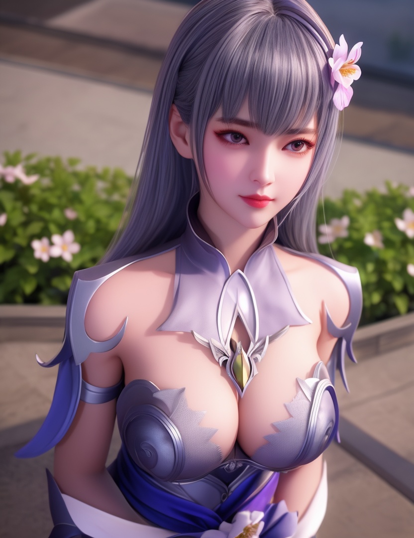 <lora:532-DA-斗罗大陆-叶泠泠:0.8>(,1girl, ,best quality, ),looking at viewer,  ,ultra detailed background,ultra detailed background,ultra realistic 8k cg,, ,masterpiece, (( , )),, ,   plum blossoms,    ,,  (cleavage), (), ,,