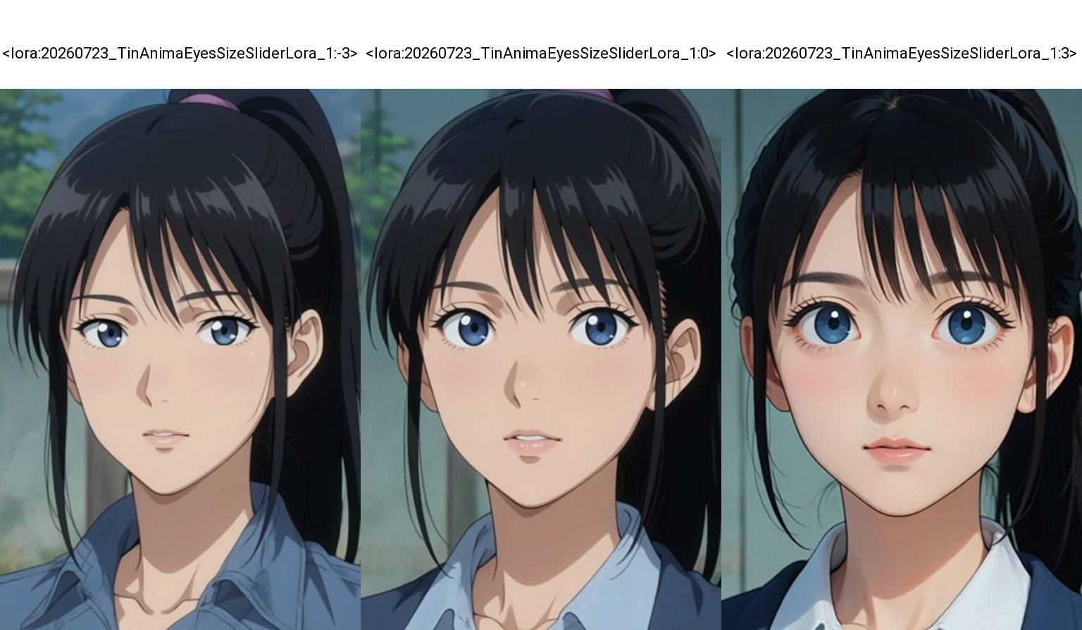 Anime style,  A close-up portrait centers a young woman,  blue eyes on Tensor.Art