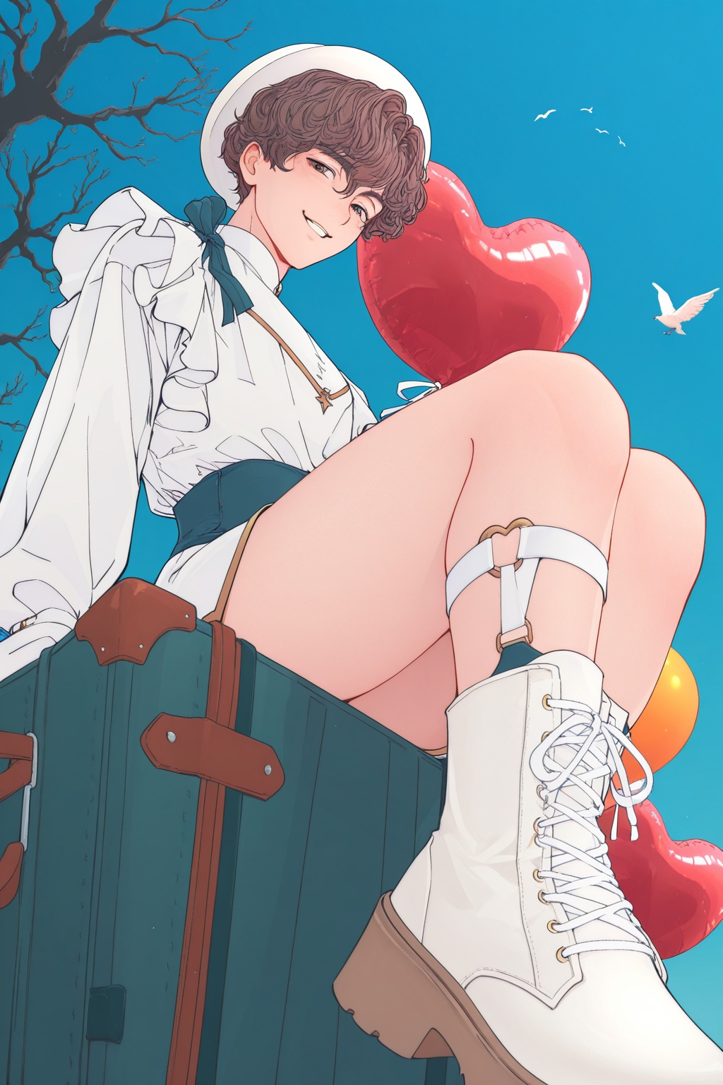 veln1x,  balloon,  1boy on Tensor.Art
