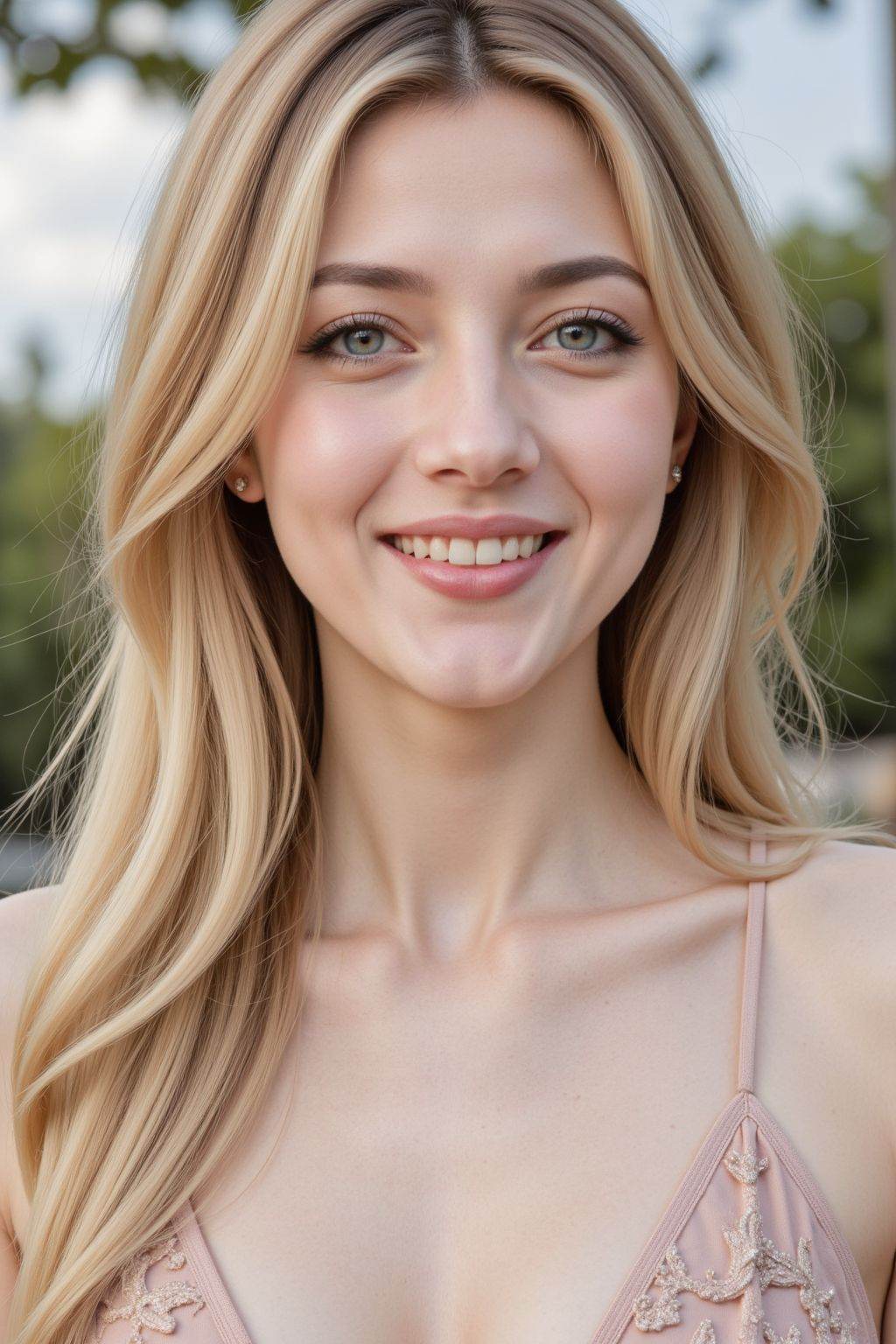 instagram photo,  closeup face photo of 20 y.o,  blue eyes on Tensor.Art