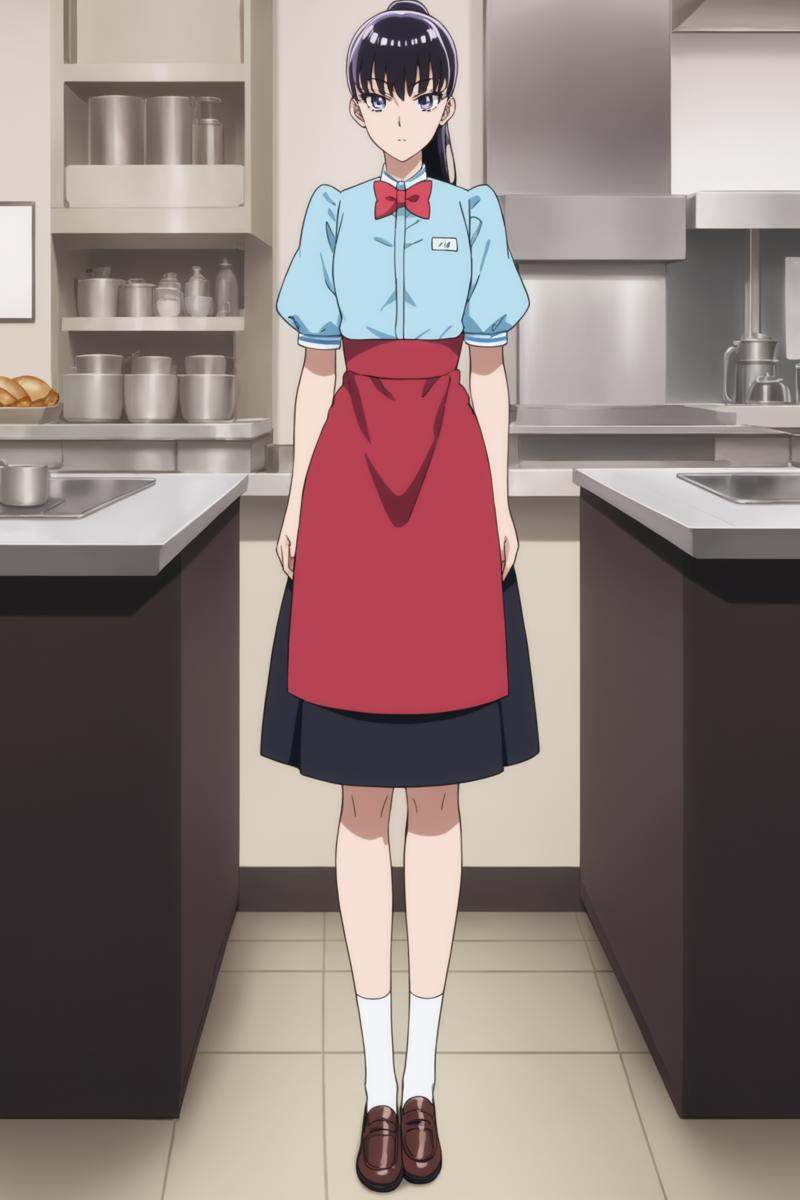 tachibana akira,  long hair,  black hair on Tensor.Art