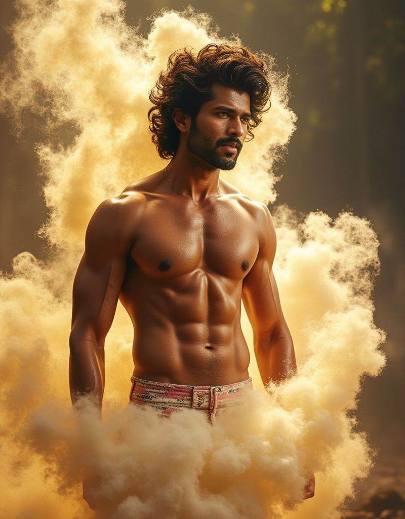 Vijay Devarakonda ,  shirtless ,  3d rendering for a realistic on Tensor.Art