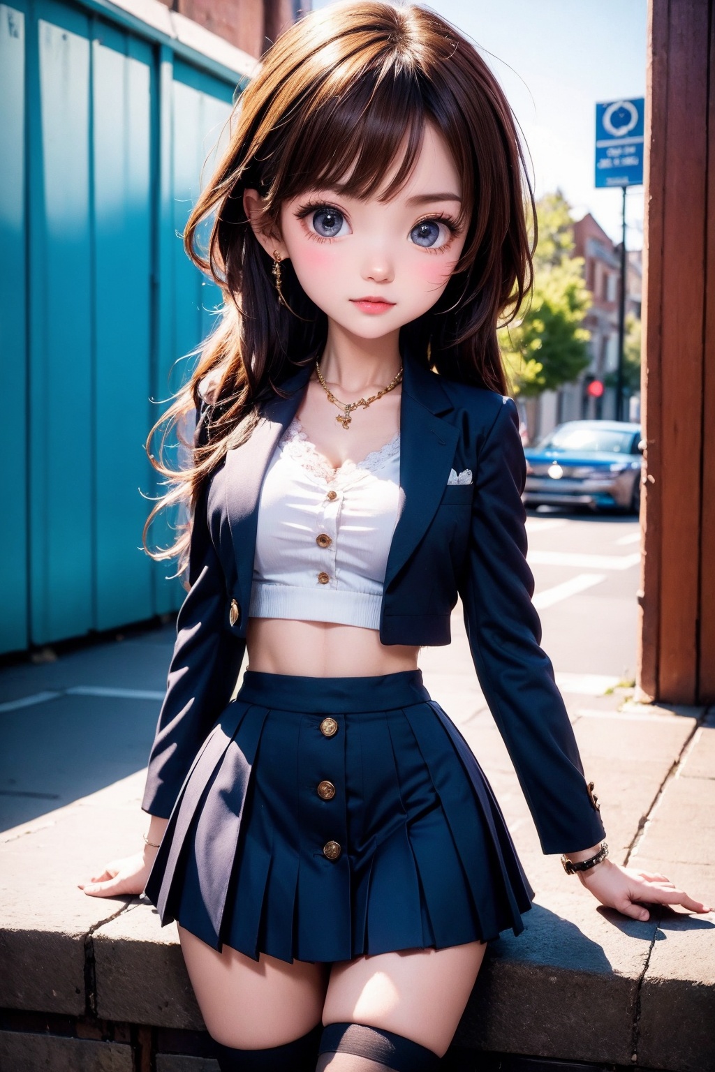 chibi,  1girl,  breasts on Tensor.Art