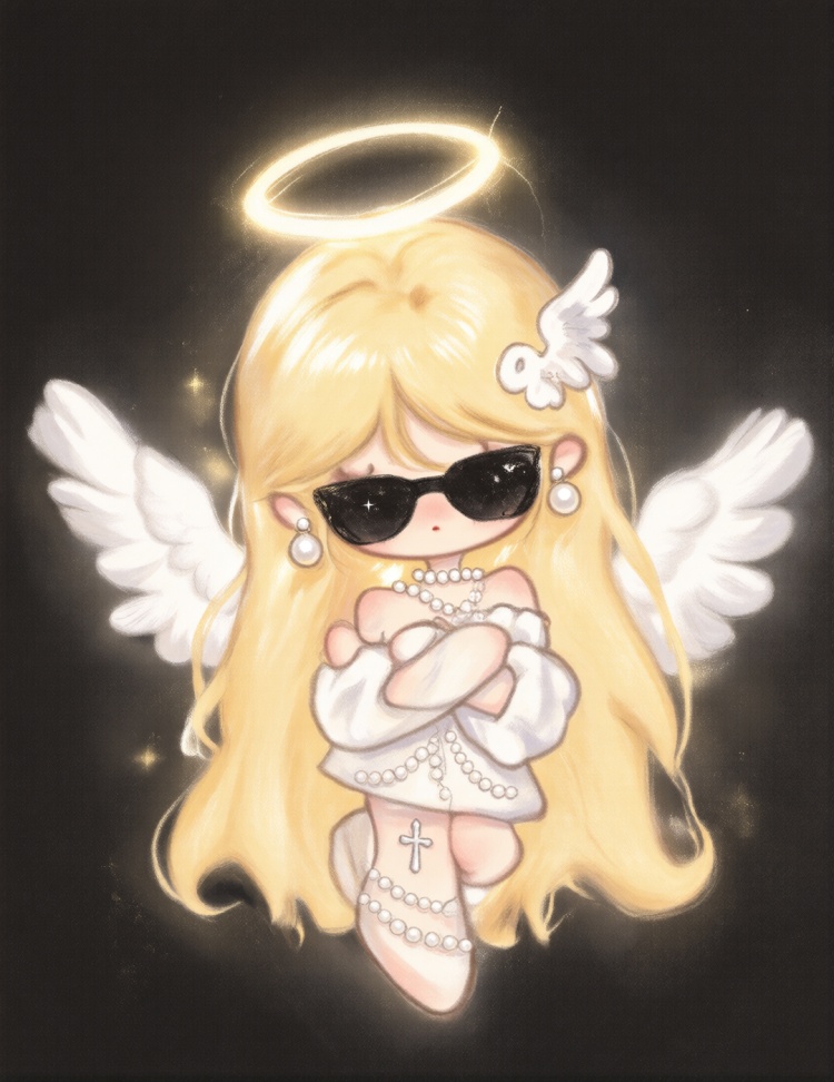 Qwen-image Y2K 甜丧娃娃彩铅风 by BP-miaomiao on Tensor.Art