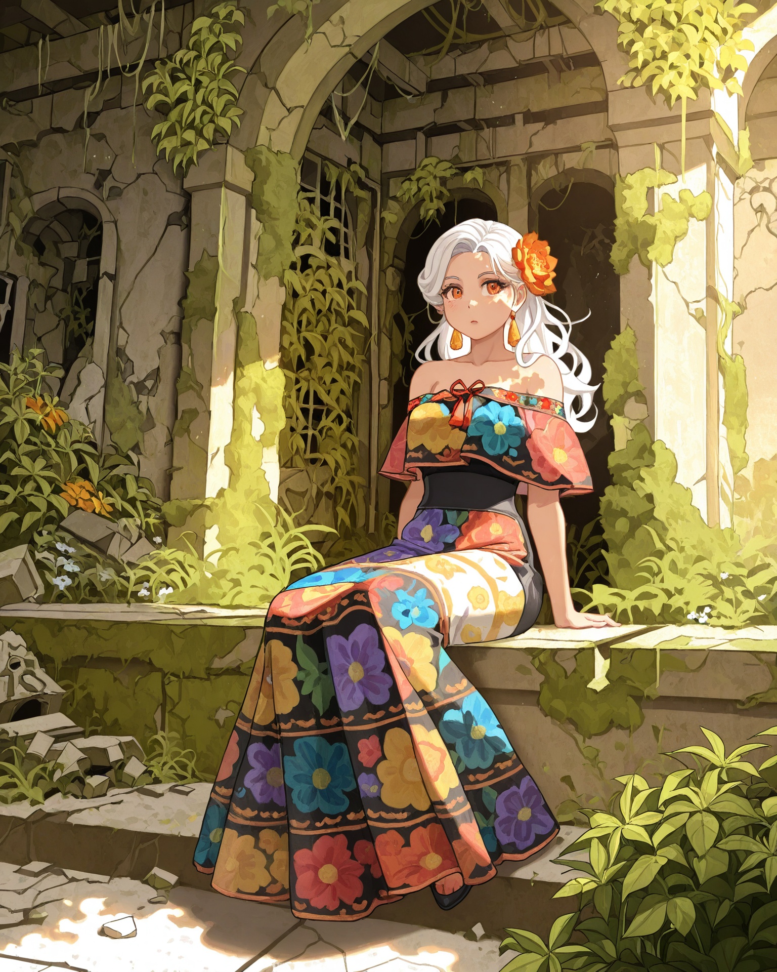 1girl,  chiapas,  chiapas dress on Tensor.Art