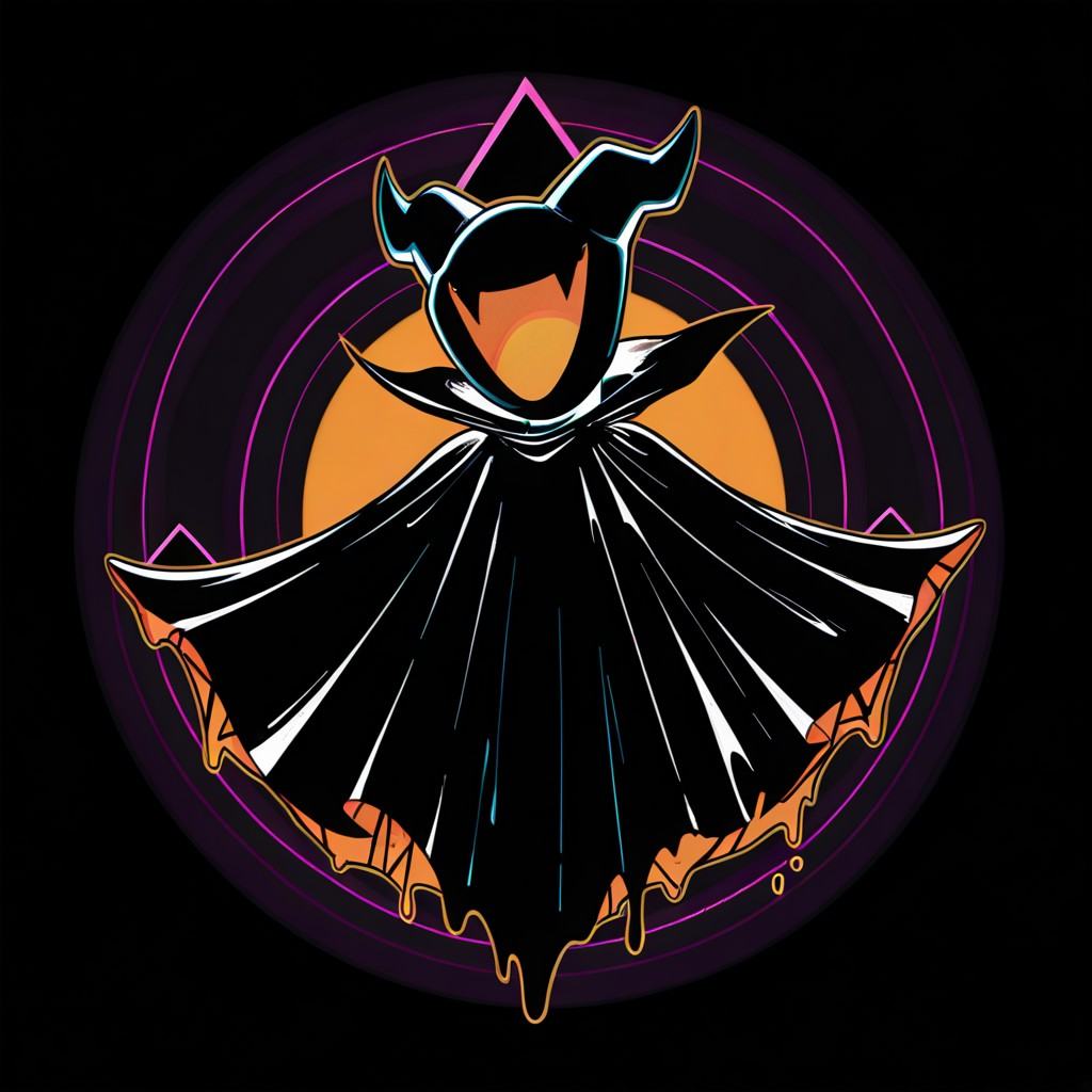 shadow mantle,  deltarune,  solo on Tensor.Art