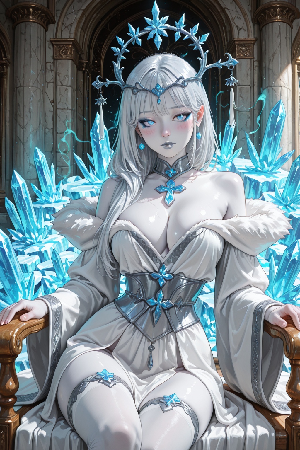 Midnight_Haven,  fantasy art,  beautiful young woman on Tensor.Art