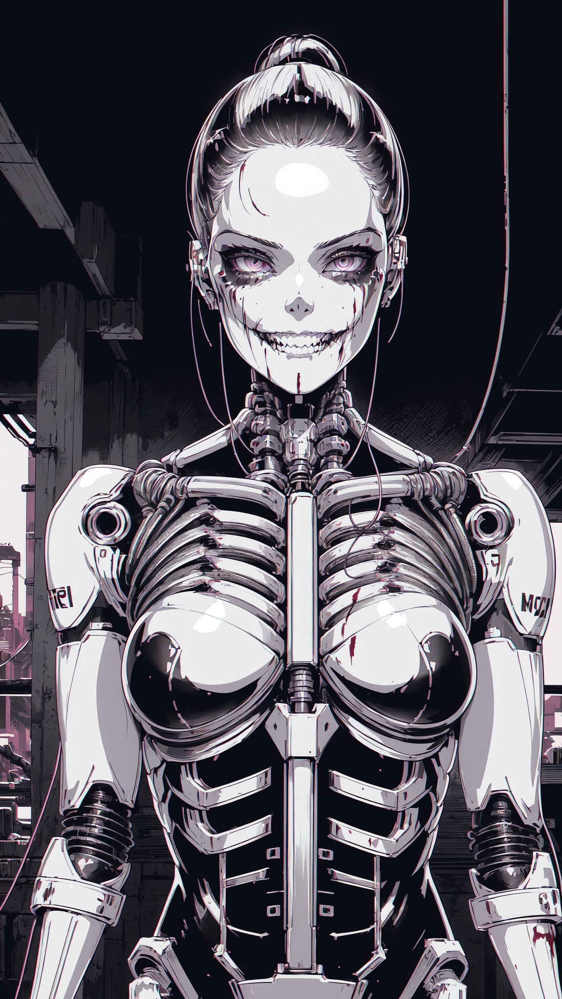 1girl,  walk,  skeleton on Tensor.Art
