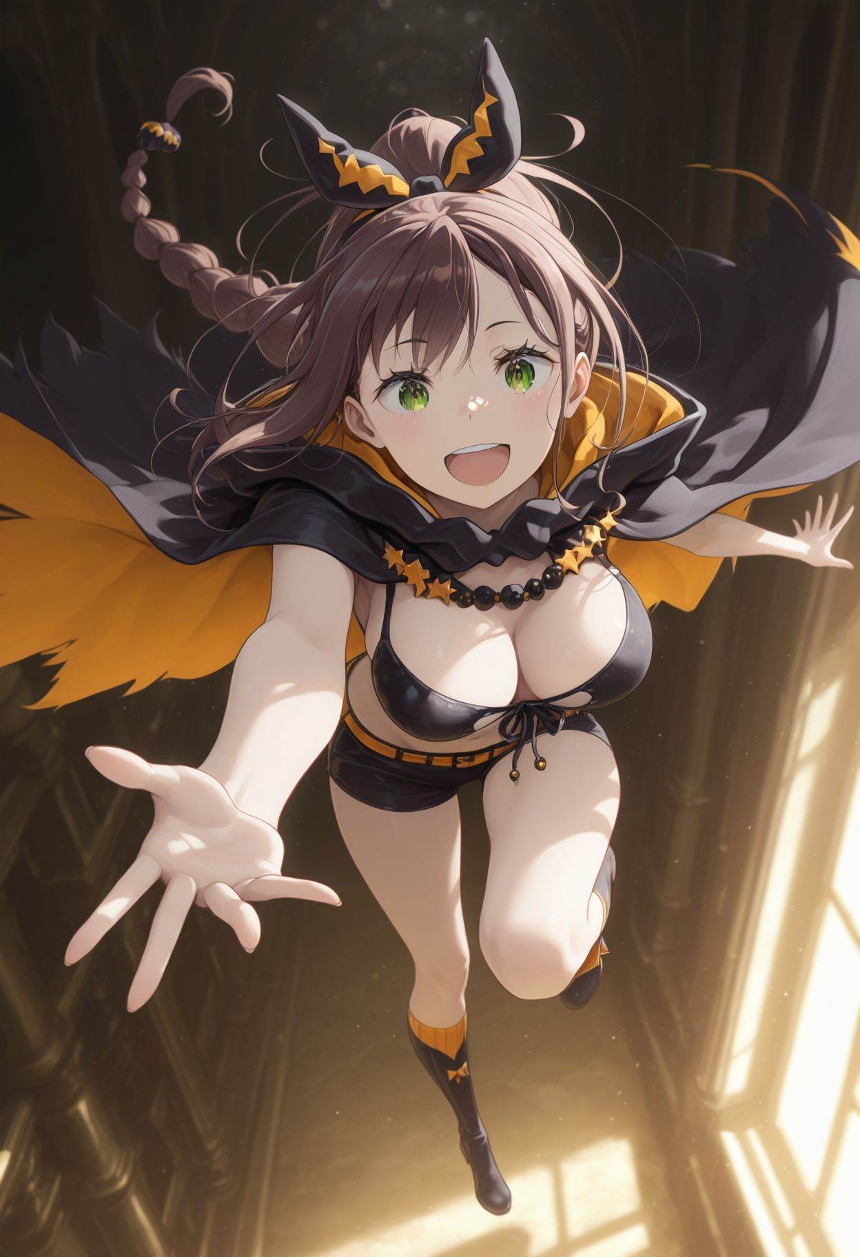 shaula_(re:zero),  1girl,  green eyes on Tensor.Art