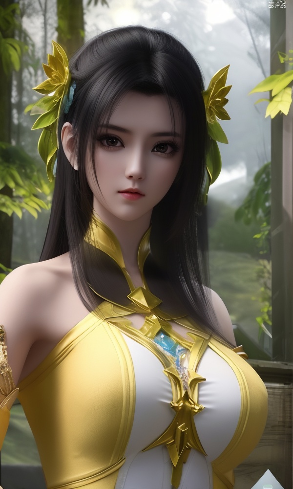 (,1girl, ,best quality, ),looking at viewer, <lora:401-DA-大主宰-叶轻灵:0.8> ,ultra detailed background,ultra detailed background,ultra realistic 8k cg,(masterpiece:1.2),(best quality:1.2),(ultra detailed:1.2),(official art:1.3),(beauty and aesthetics:0.8),detailed,(intricate:0.8),(highly detailed),(solo),delicate countenance,1girl,fancy,(glassy texture:1.2),(crush:1.2),8k,accessory,tattoo,(transparent:1.1),gown,energy encirclement,instant,in the twinkling of an eye,upper body,woman in a mythical forest, masterpiece, perfect face, intricate details, horror theme, raw photo, photo unp(()),,