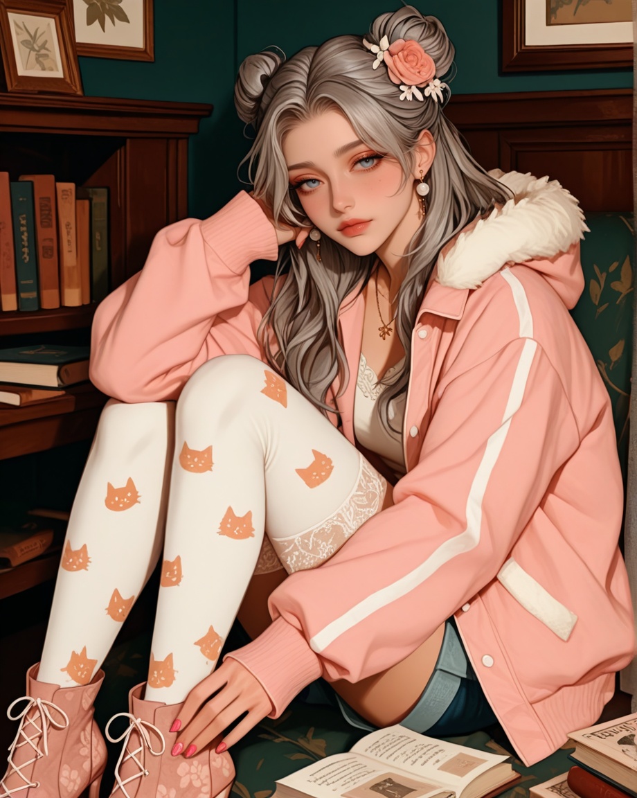 anime style,  thick outline,  flatline on Tensor.Art