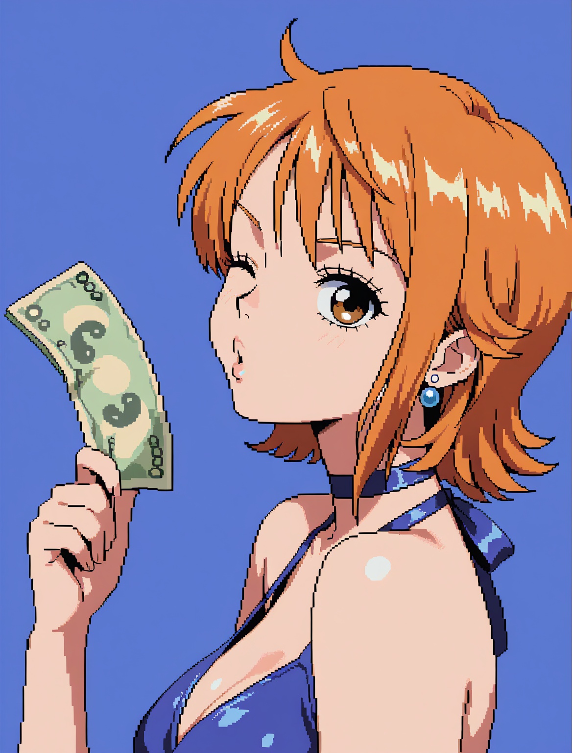 1girl,  solo,  nami_\(one_piece\) on Tensor.Art