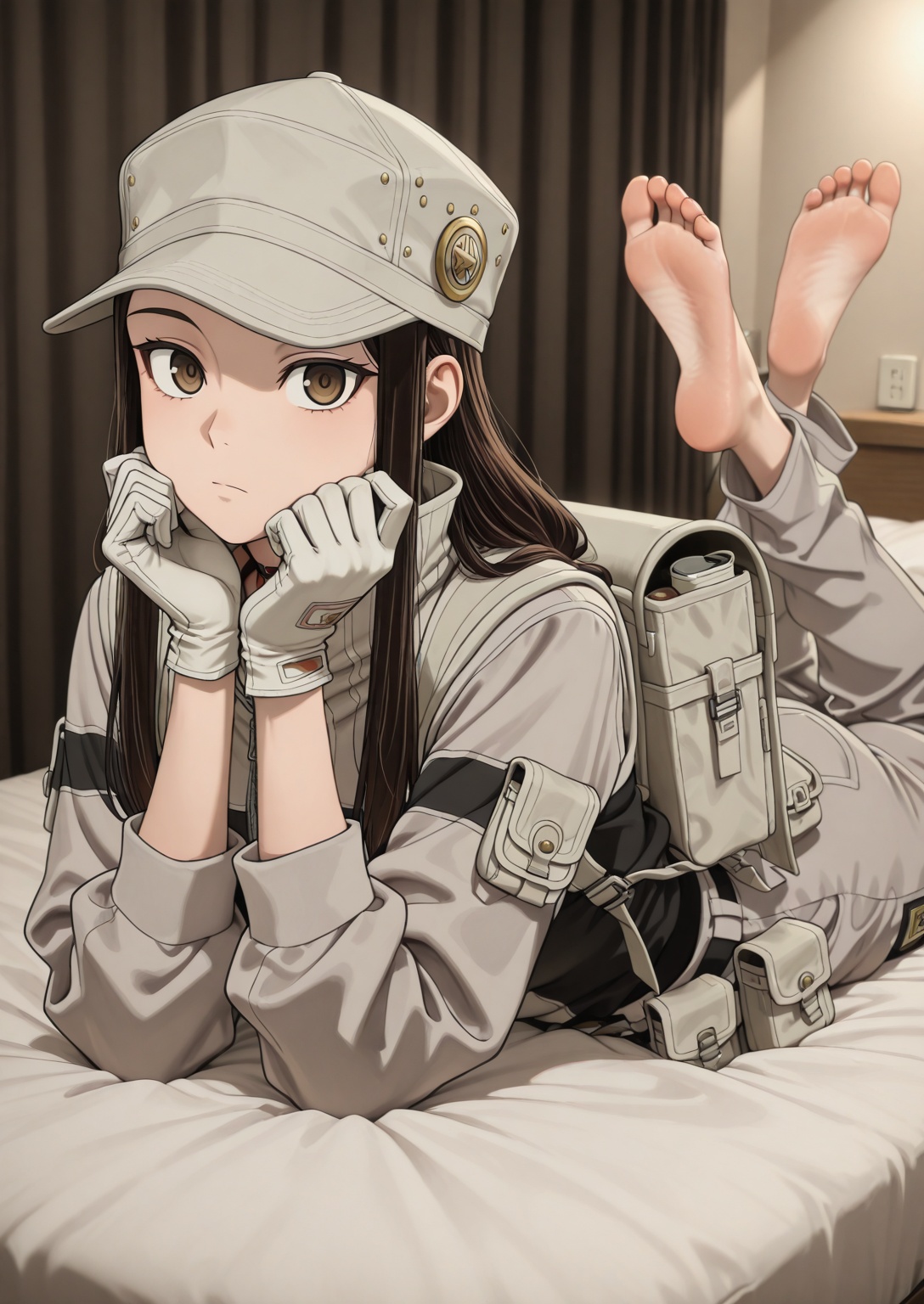 "1girl,  solo,  bedroom on Tensor.Art