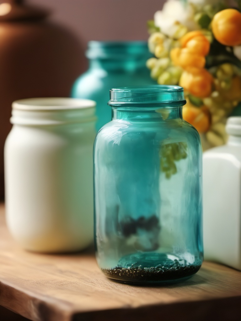 qingsexi,still life,blurry,no humans,bottle,blurry background,depth of field,cup,glass,food focus,jar,indoors,masterpiece,8K,realistic,UHD,<lora:qingsexi 1.0:1>,